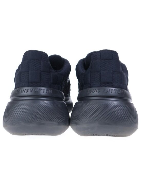 Louis Vuitton Show Up Line Monogram Mesh Low Cut Sneakers Black
